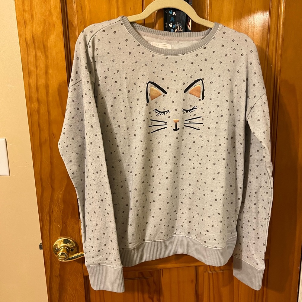 Lauren Conrad Long Sleeve Pajama Shirt Size Medium